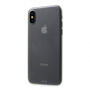 Carcasă ultra subţire spate, din plastic mat, pentru Apple iPhone XS / iPhone X - gri