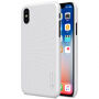 Carcasă spate NILLKIN, cu protecţie de display, pentru Apple iPhone XS / iPhone X - alb