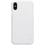 Carcasă spate NILLKIN, cu protecţie de display, pentru Apple iPhone XS / iPhone X - alb