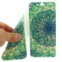 Husă din cauciuc, cu deschidere flip, pentru iPhone 6 / 6S – desen floral 2