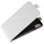Husă rabatabilă, cu capac şi buzunar de acte, pentru iPhone XS / iPhone X - alb