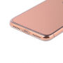 Carcasă de protecţie tip oglindă, pentru iPhone XS / iPhone X - roz auriu