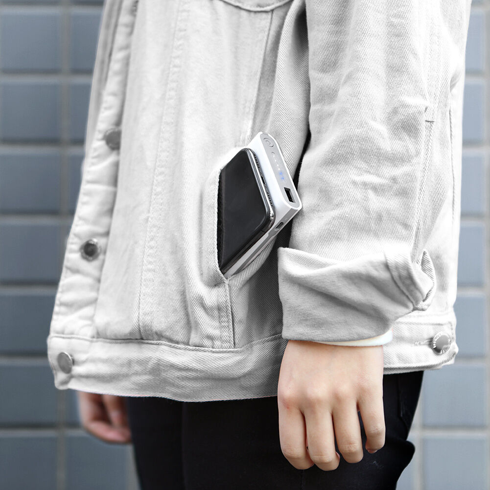 Powerbank NILLKIN 10000mAh, cu încărcare wireless - alb