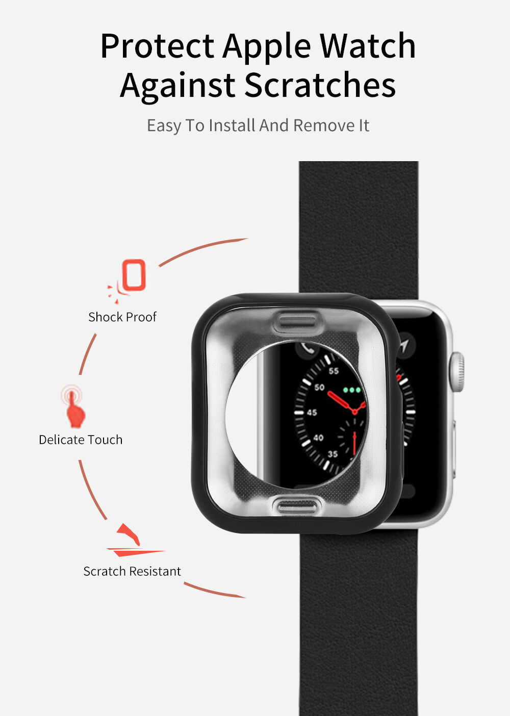 Dux Ducis husă de protecție pentru Apple Watch 44mm - roz