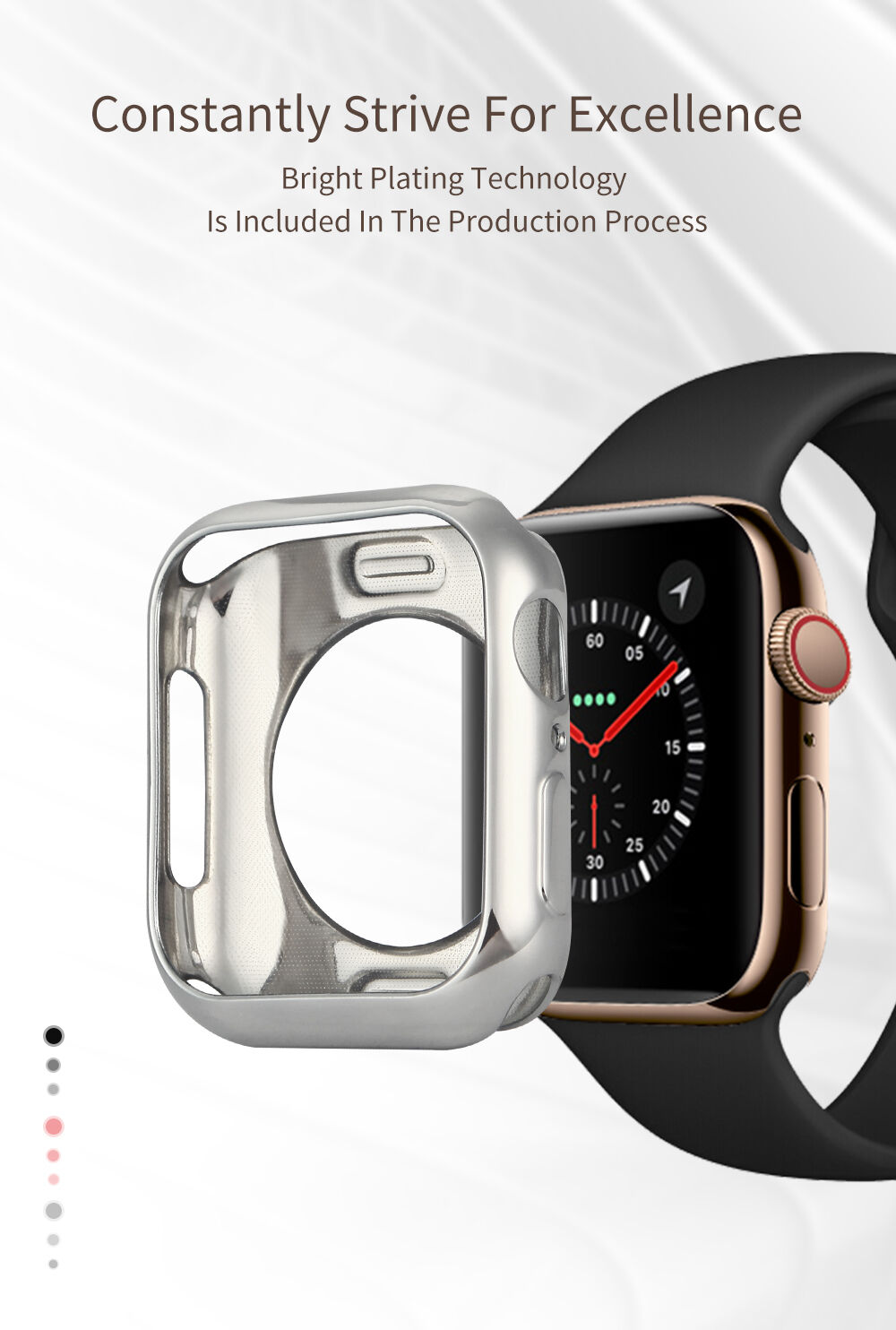 Dux Ducis husa de protectie pentru Apple Watch 40mm - neagra