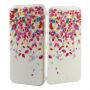 Husă din cauciuc, cu deschidere flip, pentru iPhone 6 / 6S – frunze colorate