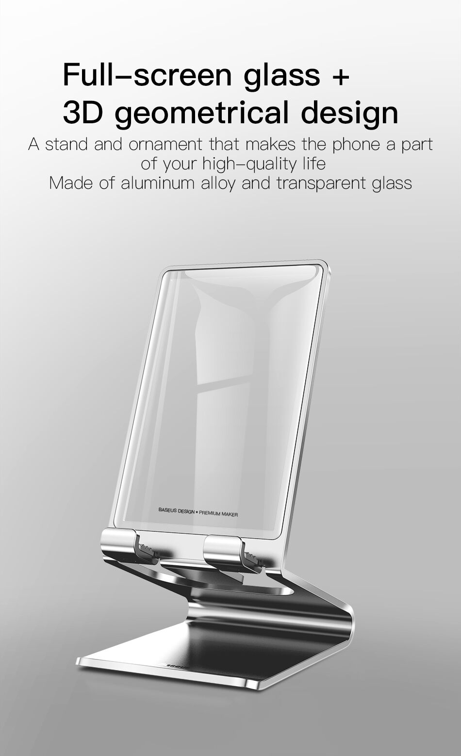 Stativ elegant BASEUS, pentru iPhone - negru