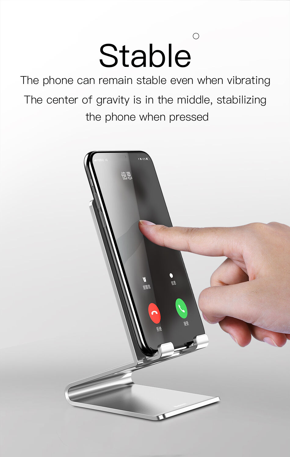 Stativ elegant BASEUS, pentru iPhone - negru