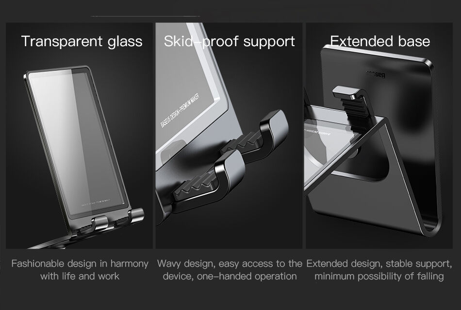 Stativ elegant BASEUS, pentru iPhone - negru