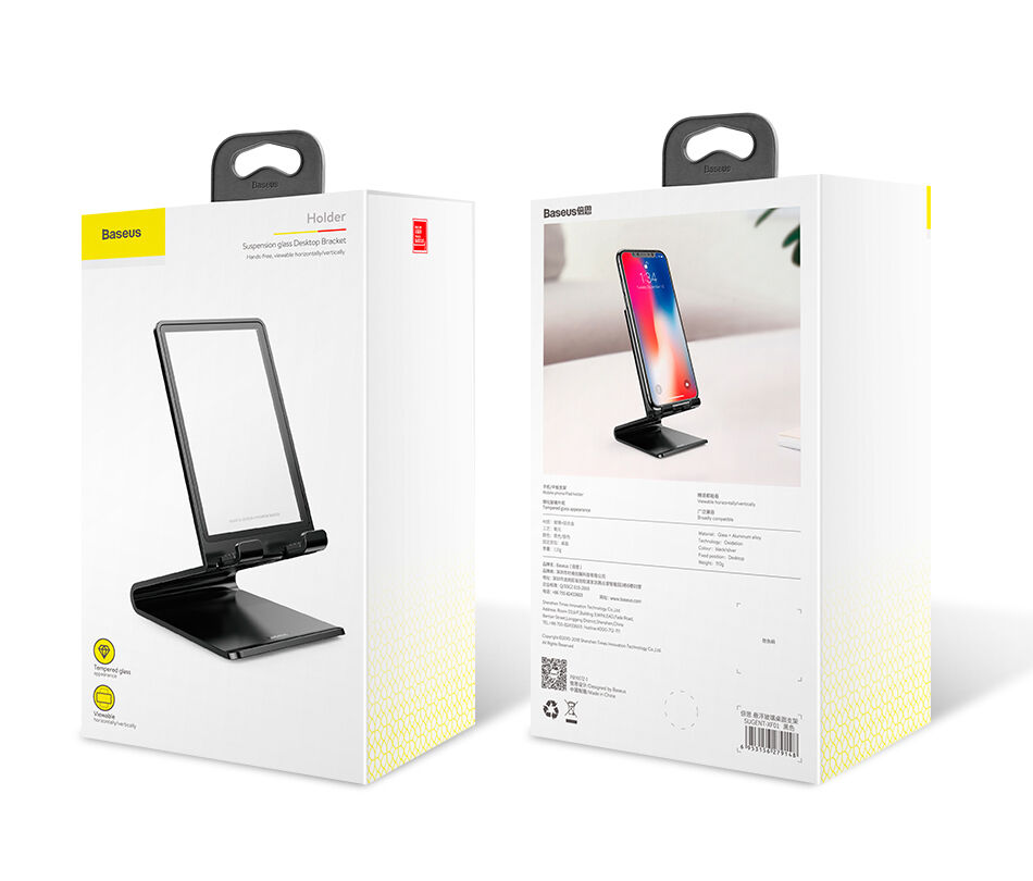 Stativ elegant BASEUS, pentru iPhone - negru Stativ elegant BASEUS, pentru iPhone - negru