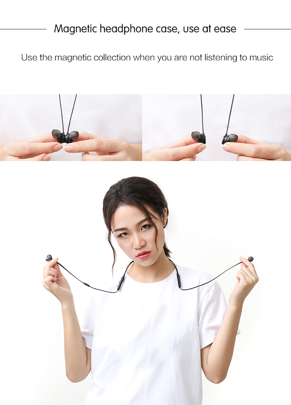 Căști wireless BASEUS Encok - negru