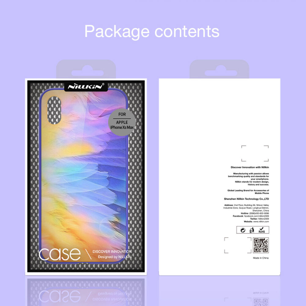 Carcasă NILLKIN Ombre, pentru iPhone XS Max - violet Carcasă NILLKIN Ombre, pentru iPhone XS Max - violet