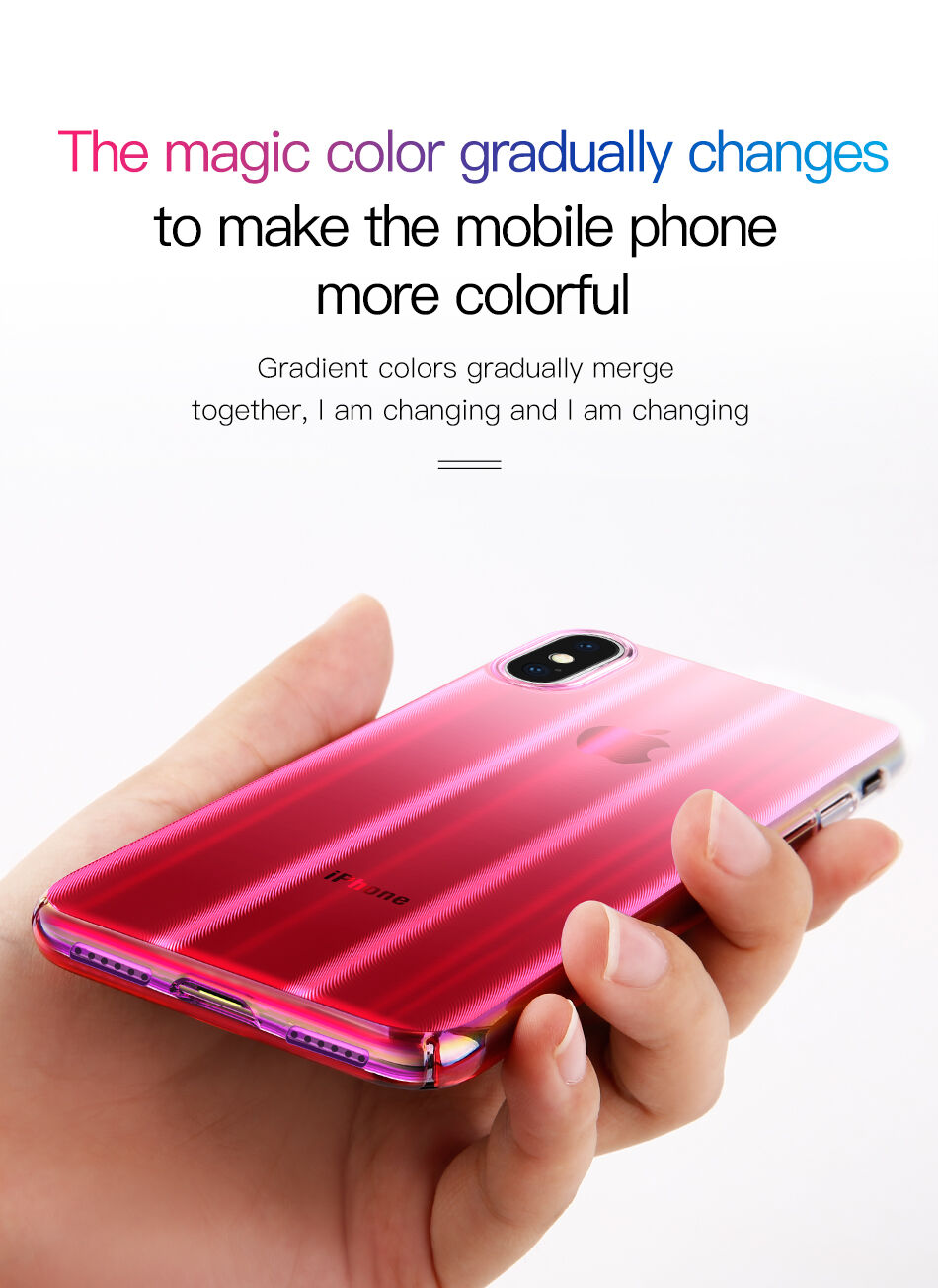 Carcasă BASEUS Aurora, pentru iPhone XS - negru
