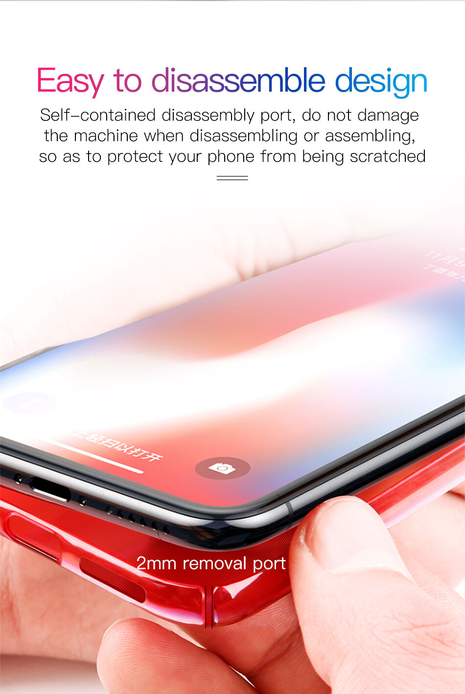 Carcasă BASEUS Aurora, pentru iPhone XS - negru