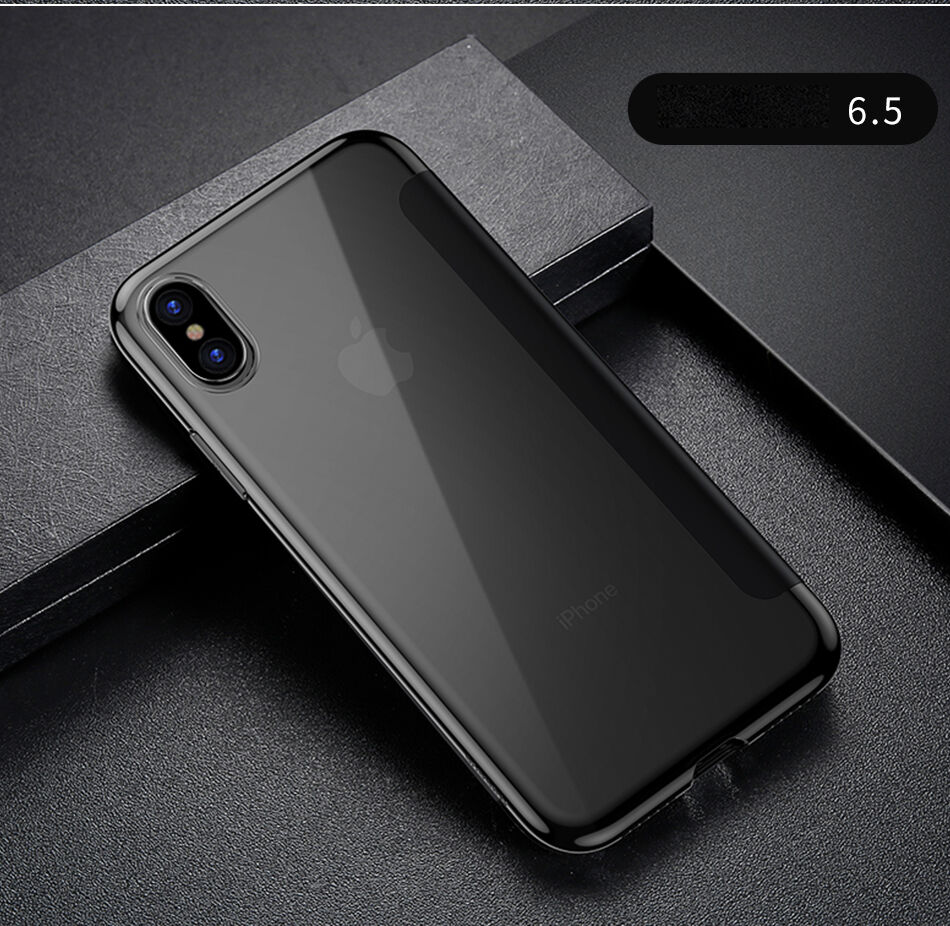 Husă flip BASEUS, pentru iPhone XS Max - negru
