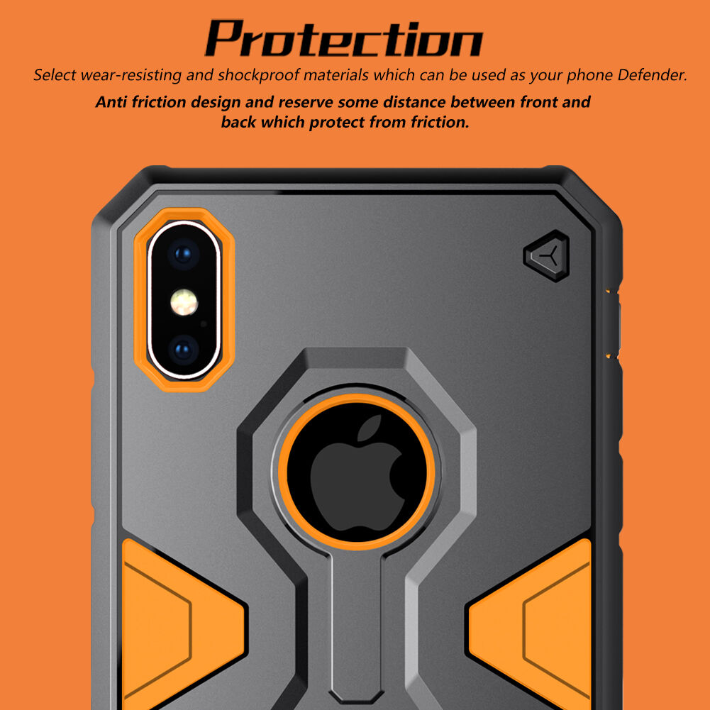 Carcasă rezistentă NILLKIN Defender II pentru iPhone XS Max - negru