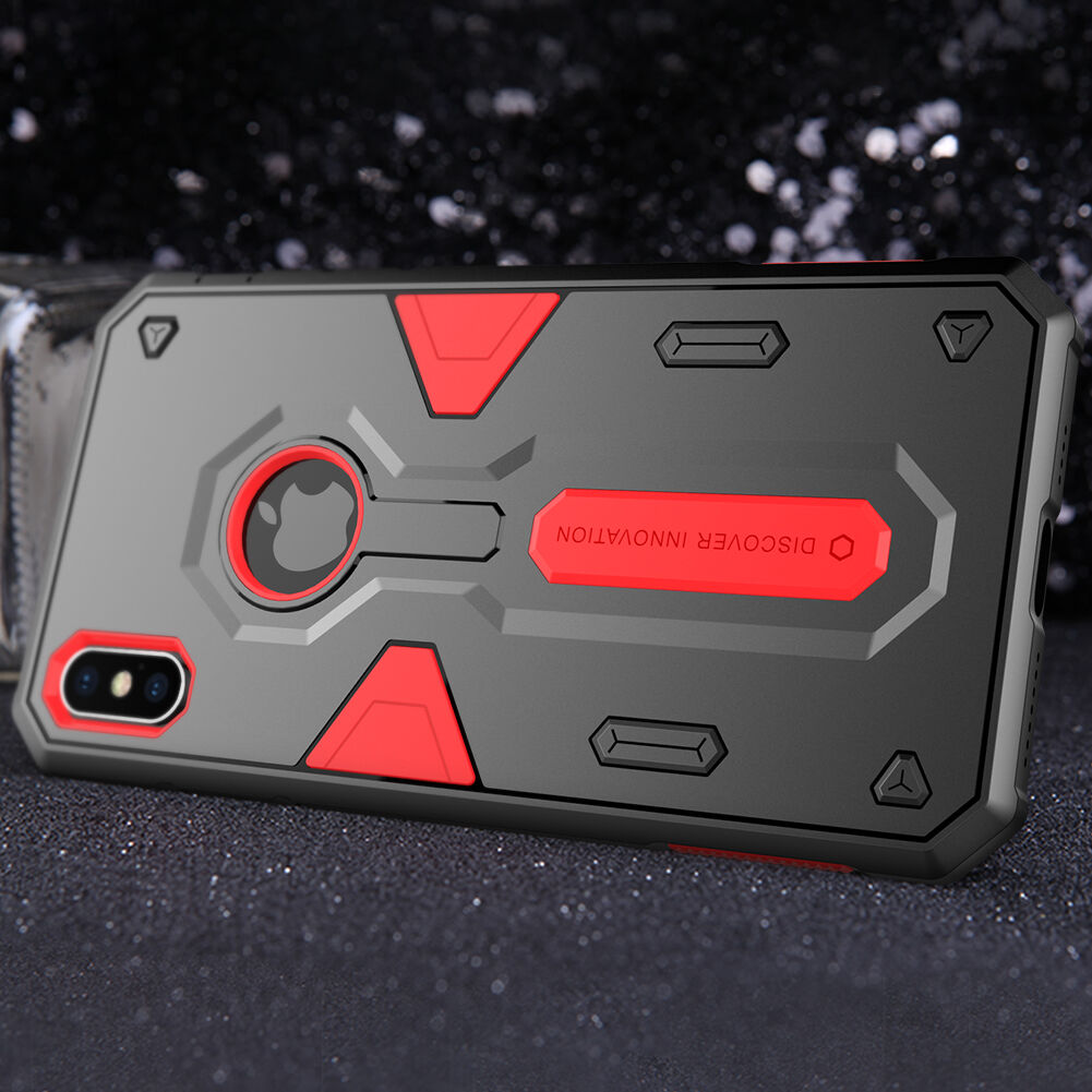 Carcasă rezistentă NILLKIN Defender II pentru iPhone XS Max - negru