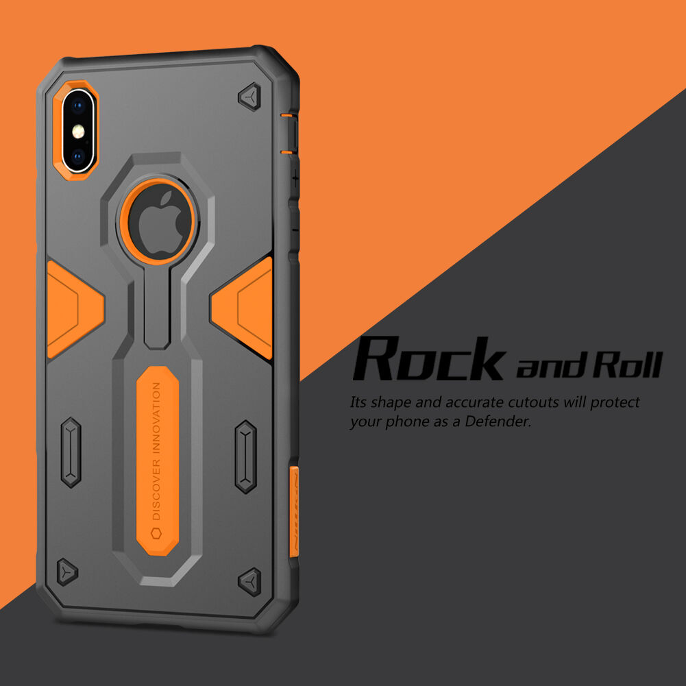 Carcasă rezistentă NILLKIN Defender II pentru iPhone XS Max - verde
