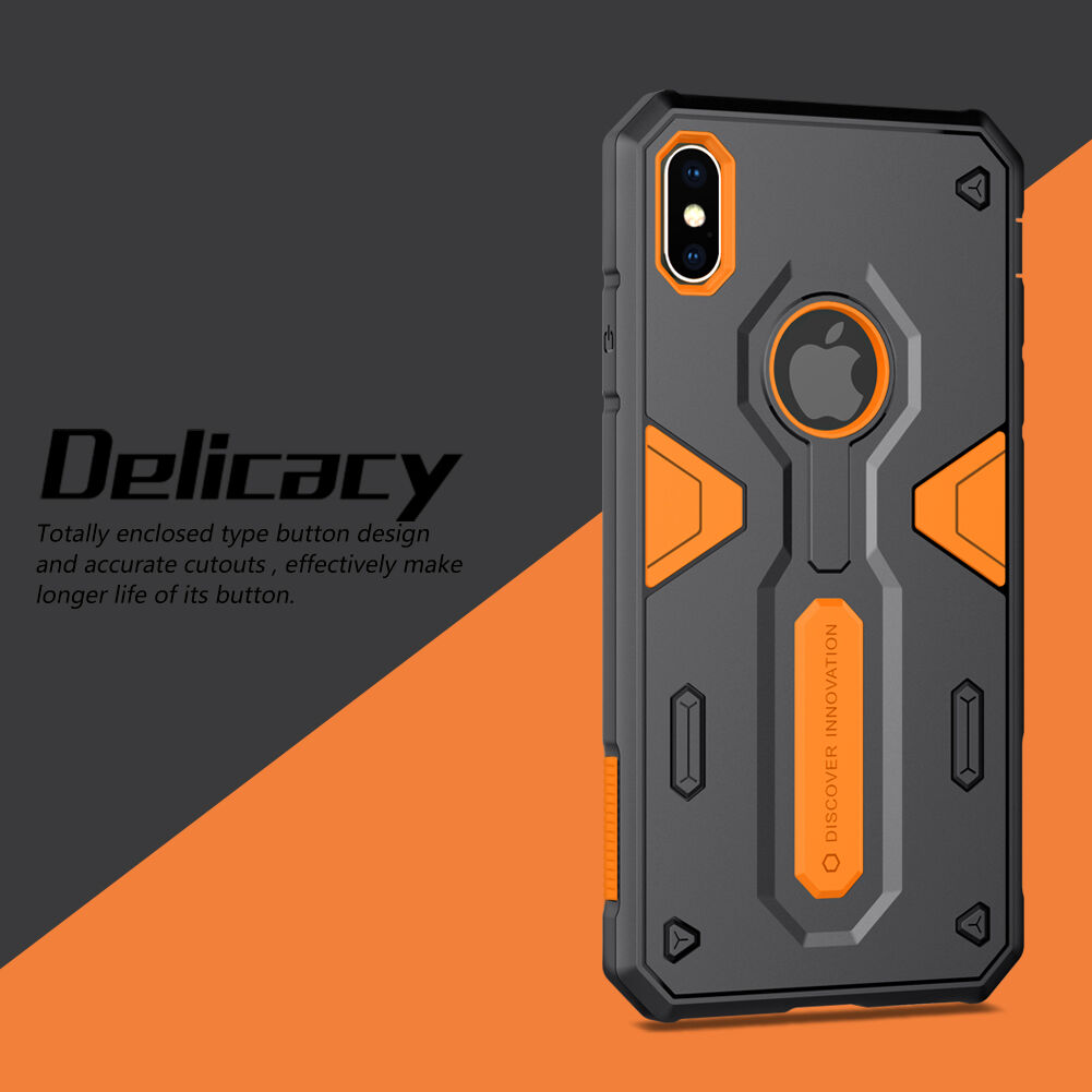 Carcasă rezistentă NILLKIN Defender II pentru iPhone XS Max - verde