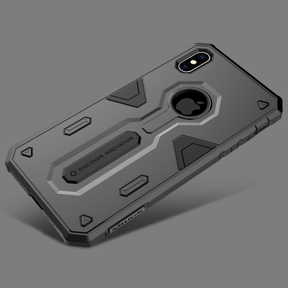 Carcasă rezistentă NILLKIN Defender II pentru iPhone XS Max - verde
