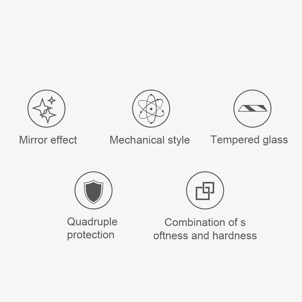 Carcasă NILLKIN Spacetime cu partea din spate din sticlă, pentru iPhone XR