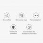Carcasă NILLKIN Gearcu partea din spate din sticlă, pentru iPhone XR