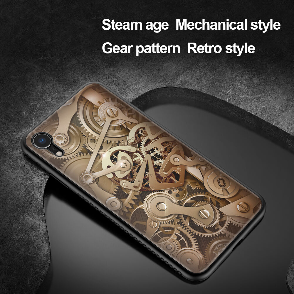 Carcasă NILLKIN Gearcu partea din spate din sticlă, pentru iPhone XR