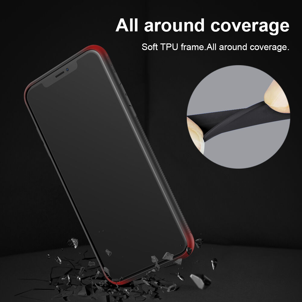 Carcasă NILLKIN Gearcu partea din spate din sticlă, pentru iPhone XR Carcasă NILLKIN Gearcu partea din spate din sticlă, pentru iPhone XR