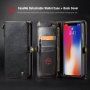 CASEME Husă detaşabilă 2 în 1, pentru iPhone XS Max - negru