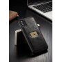 CASEME Husă detaşabilă 2 în 1, pentru iPhone XS Max - negru