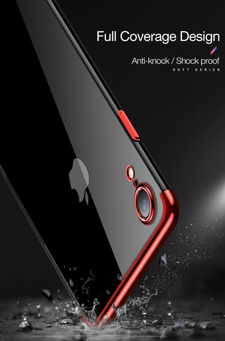 Husă CAFELE, cu protecţie cameră foto, pentru iPhone XR - negru