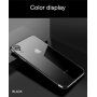 Husă CAFELE, cu protecţie cameră foto, pentru iPhone XR - negru