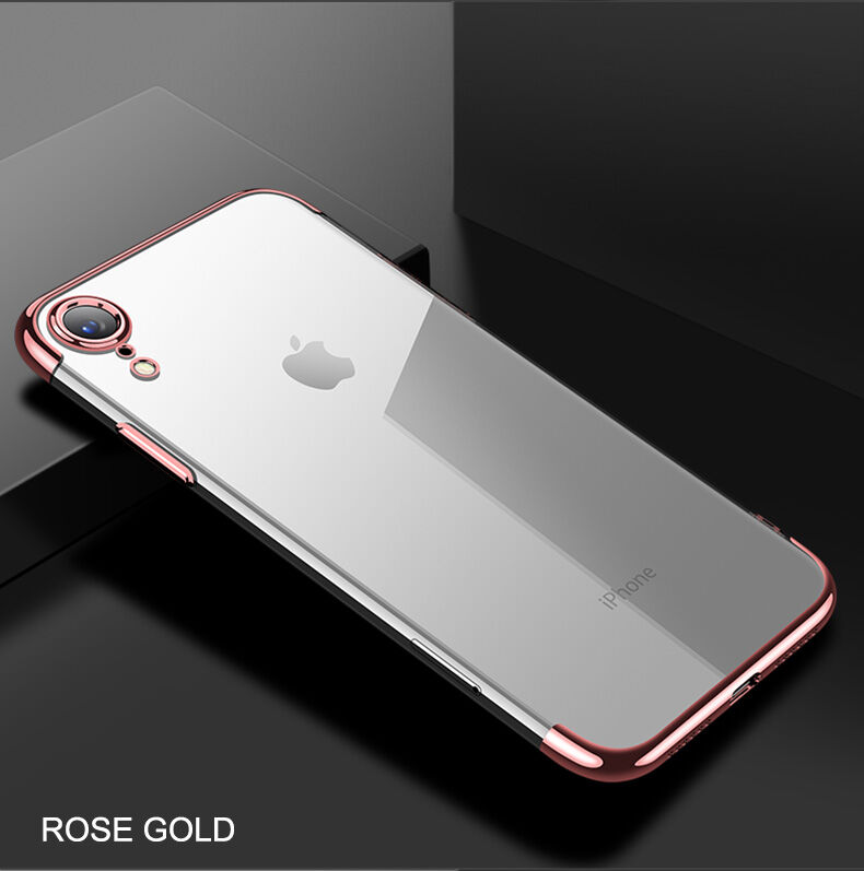 Husă CAFELE, cu protecţie cameră foto, pentru iPhone XR - negru