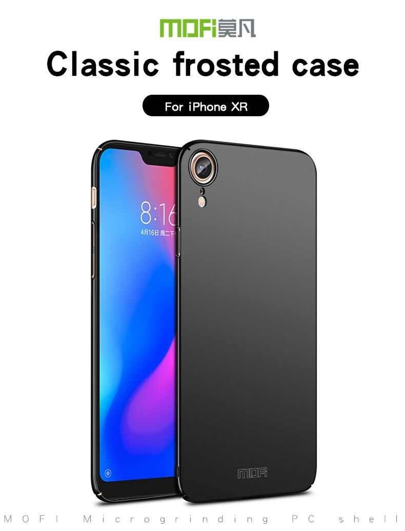 Carcasă elegantă MOFI, ultra-subţire, pentru iPhone XR - albastru închis