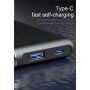 Powerbank BASEUS 10000mAh cu încărcare wireless - negru
