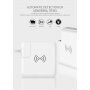 Încărcător / powerbank 6700mAh, cu mufe interschimbabile (AU / UK / US / EU) şi încărcare wireless