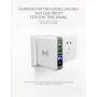 Încărcător / powerbank 6700mAh, cu mufe interschimbabile (AU / UK / US / EU) şi încărcare wireless