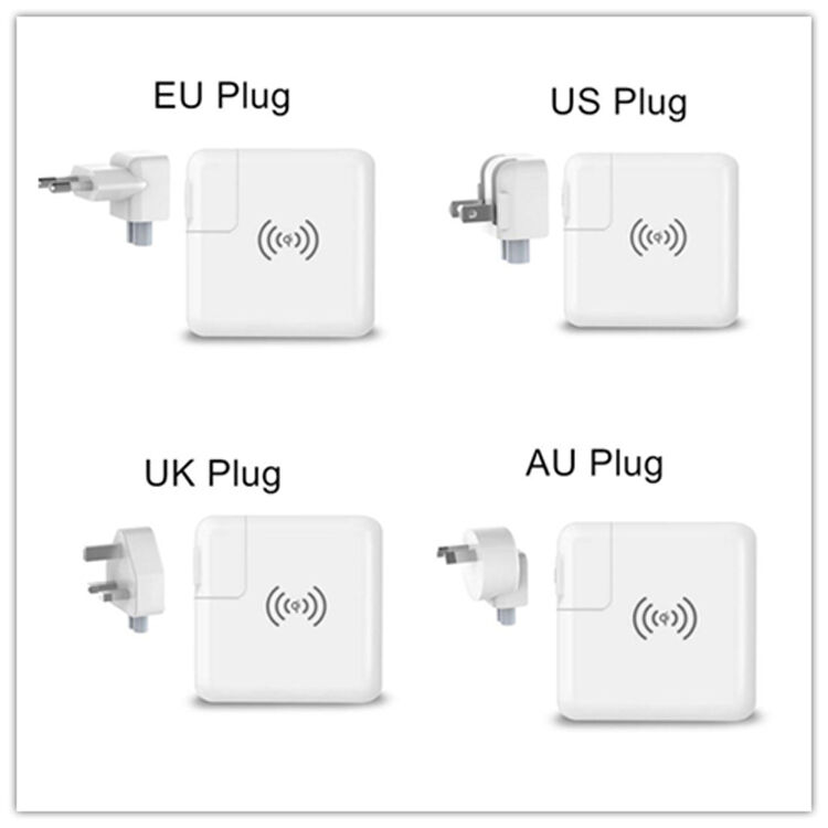 Încărcător / powerbank 6700mAh, cu mufe interschimbabile (AU / UK / US / EU) şi încărcare wireless