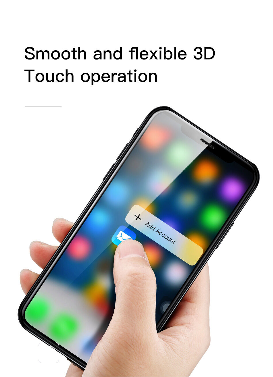 Sticlă durificată BASEUS, pentru partea din faţă şi din spate, pentru iPhone XS Max