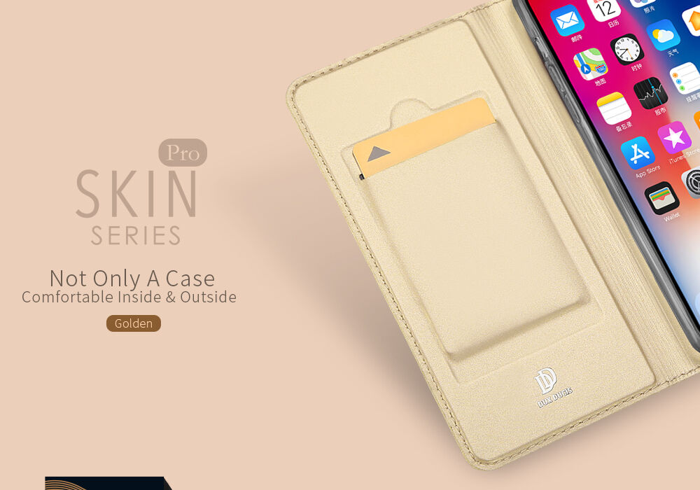 Husă flip DUX DUCIS, pentru iPhone XS Max - gri