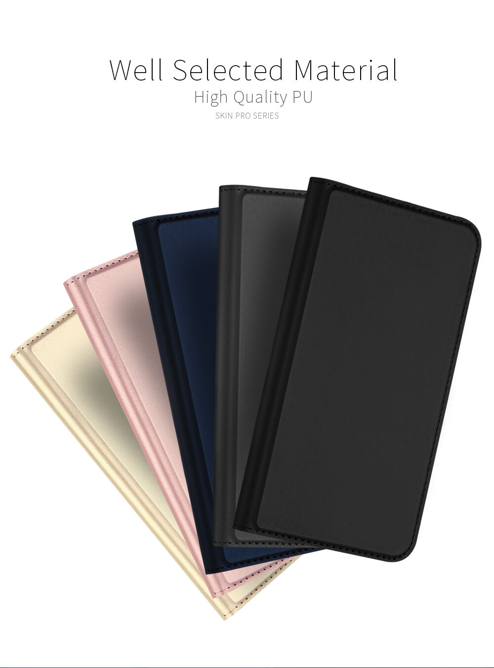 Husă flip DUX DUCIS, pentru iPhone XS Max - gri
