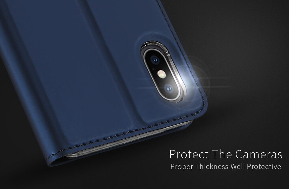 Husă flip DUX DUCIS, pentru iPhone XS Max - gri