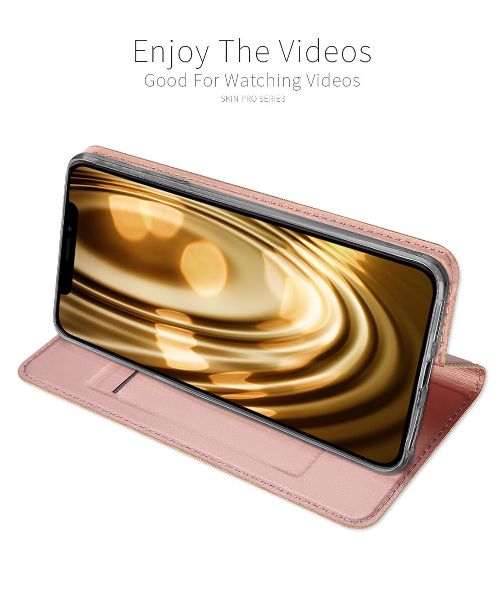 Husă flip DUX DUCIS, pentru iPhone XS Max - gri