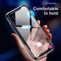 Carcasă transparentă BASEUS Armor, cu ramă, pentru iPhone XR - negru