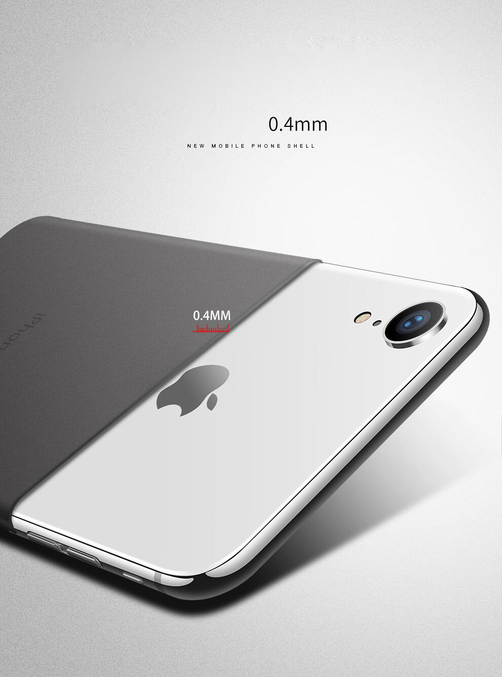 Carcasă ultra subţire CAFELE, pentru iPhone XR - negru