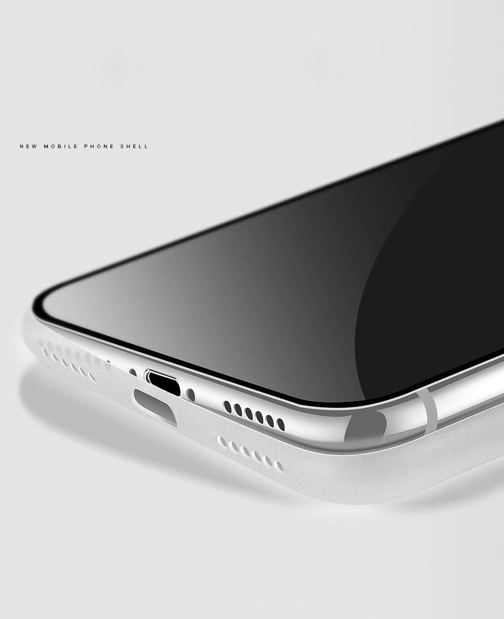 Carcasă ultra subţire CAFELE, pentru iPhone XR - alb