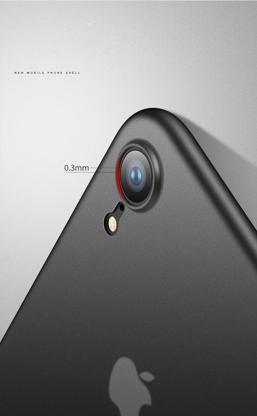 Carcasă ultra subţire CAFELE, pentru iPhone XR - alb