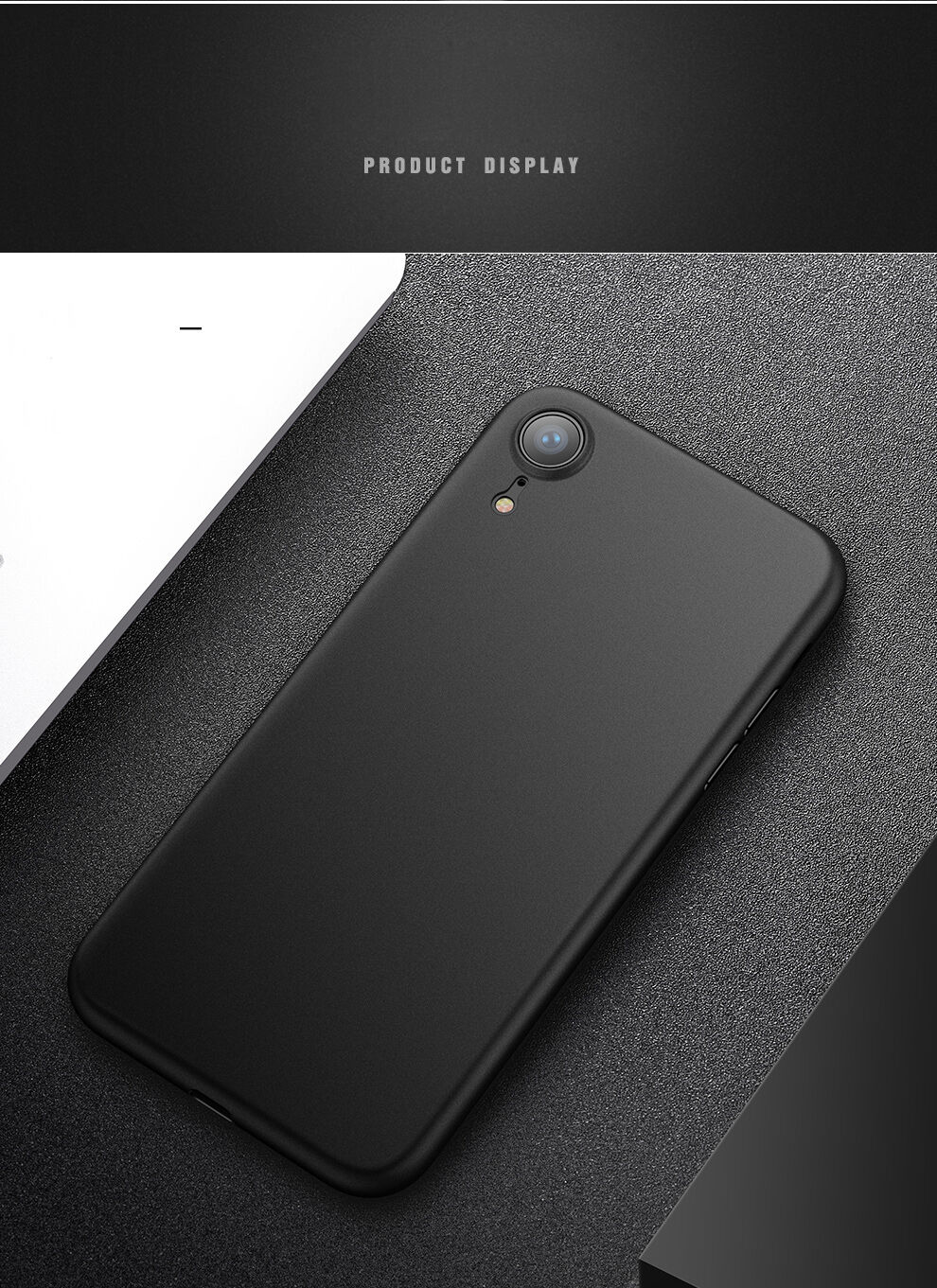Carcasă ultra subţire CAFELE, pentru iPhone XR - alb