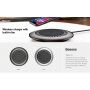 Încărcător wireless BASEUS, cu aerisire, pentru iPhone - negru