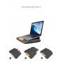 Servietă multifuncţională cu stativ, pentru MacBook Pro 13" / Air 13" - gri